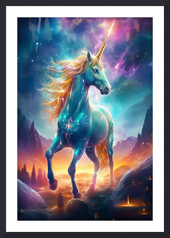 Fantasy Unicorns 8 Picture Frame print