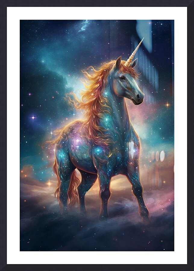 Fantasy Unicorns 2 Picture Frame print