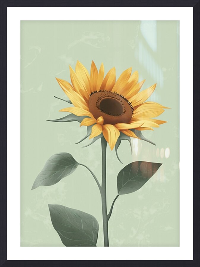 Copie de Flower Print 291 Picture Frame print
