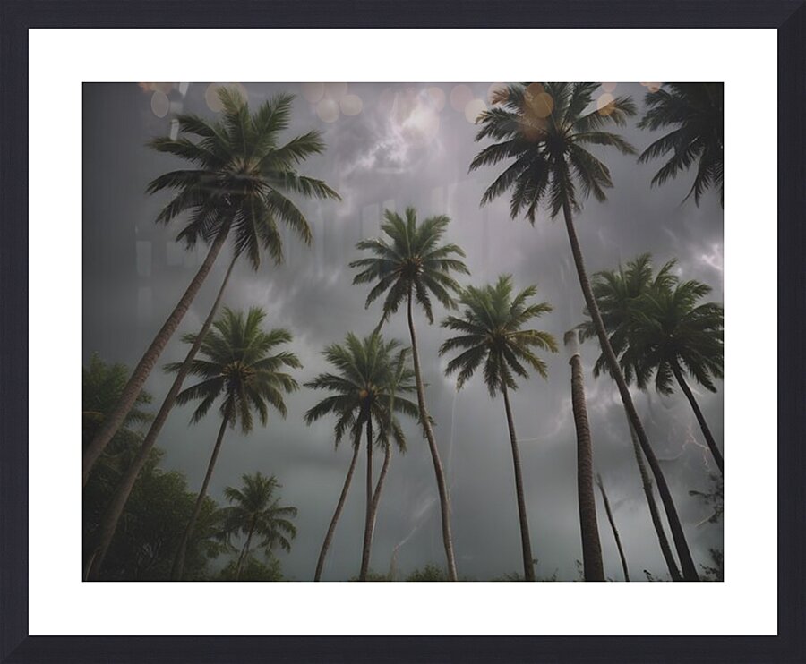 Atmospheric Weather Landscapes 9 Picture Frame print