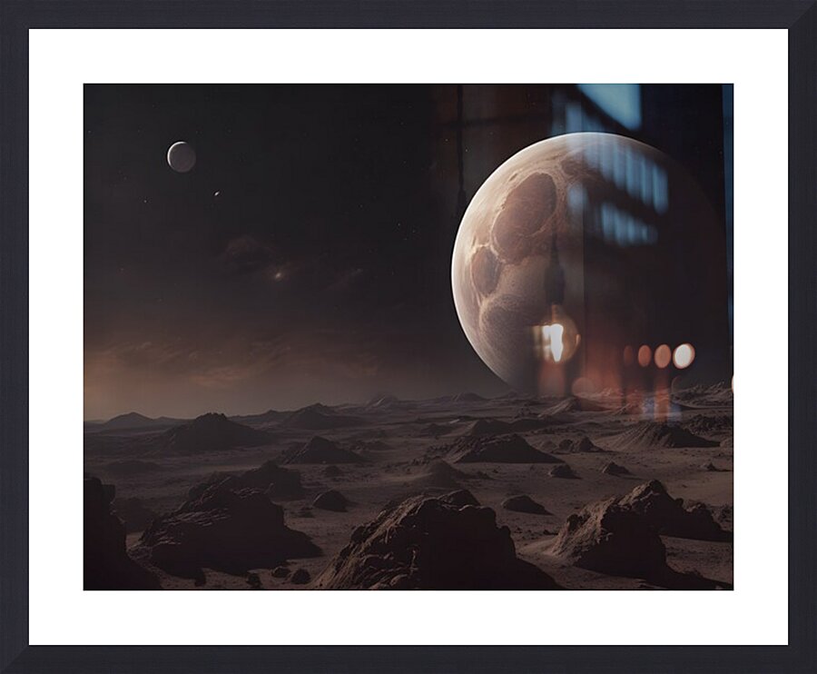 Cosmic Realms 3 Picture Frame print