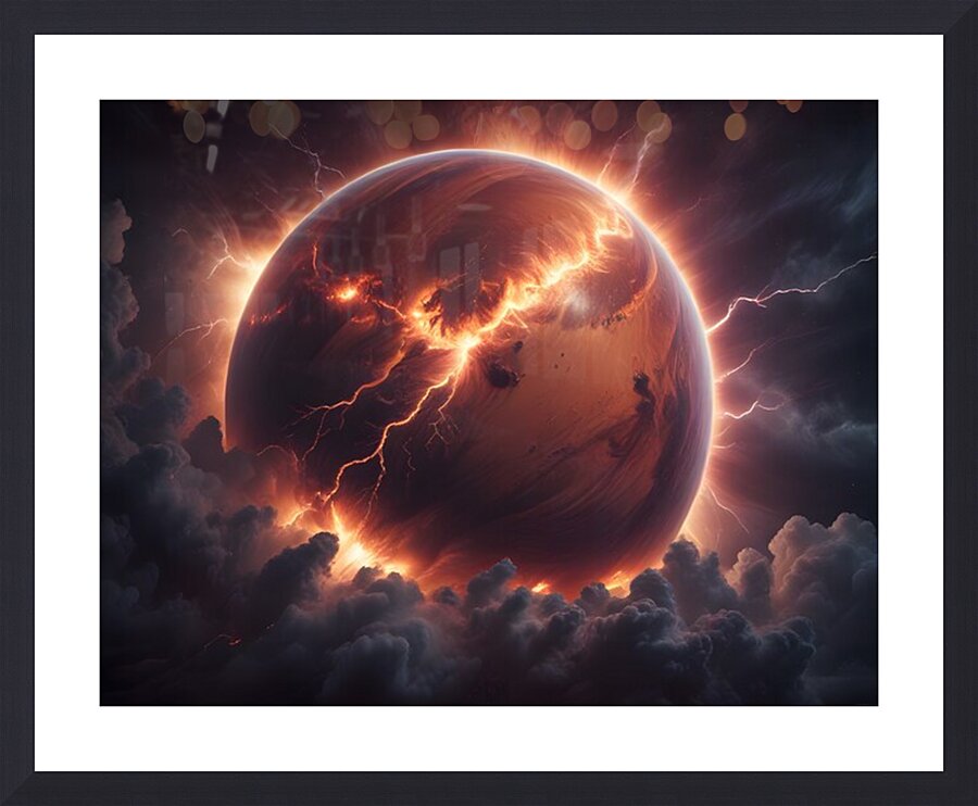 Cosmic Realms 4 Picture Frame print