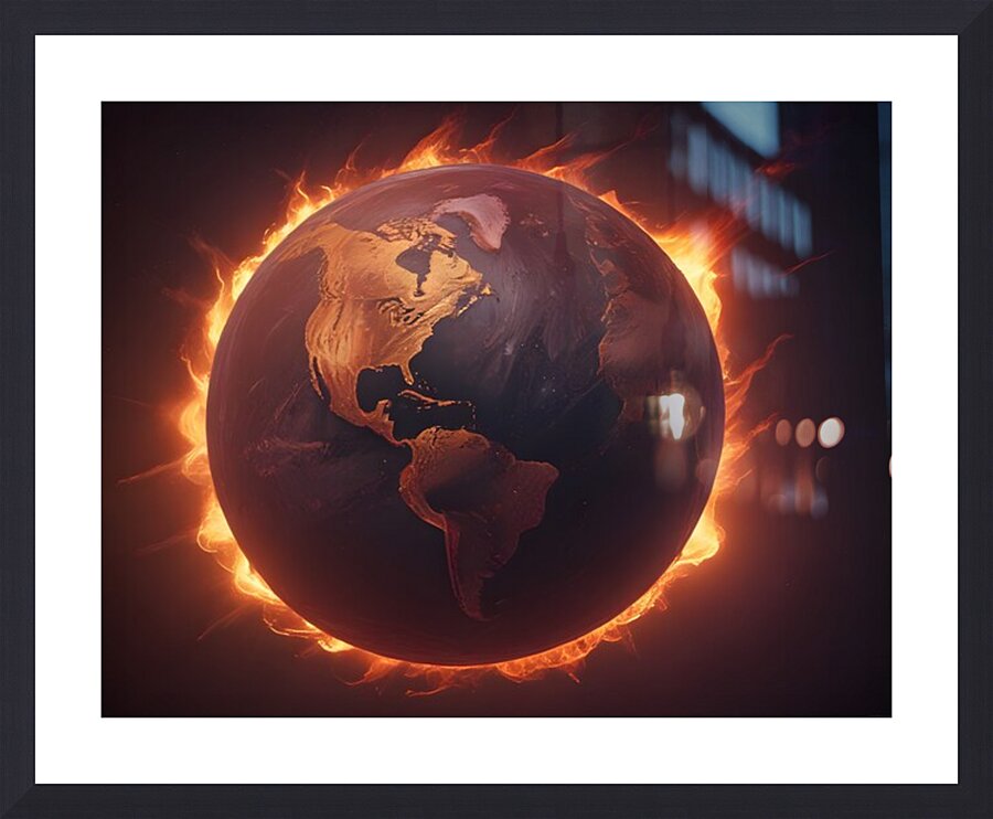 Cosmic Realms 11 Picture Frame print