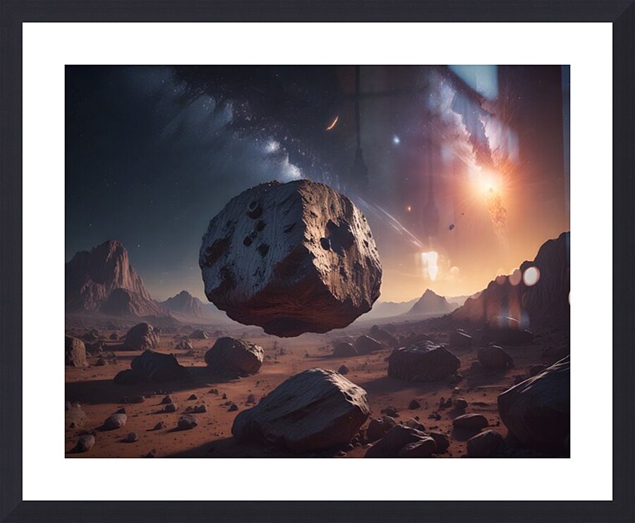 Cosmic Realms 14 Picture Frame print