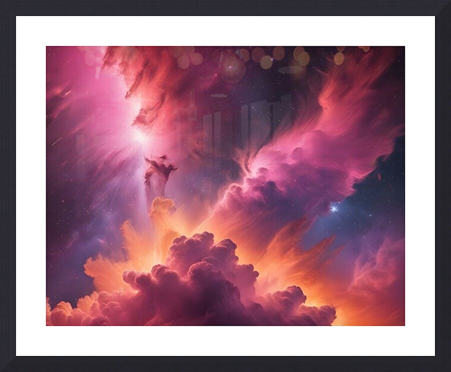 Cosmic Realms 15 Picture Frame print