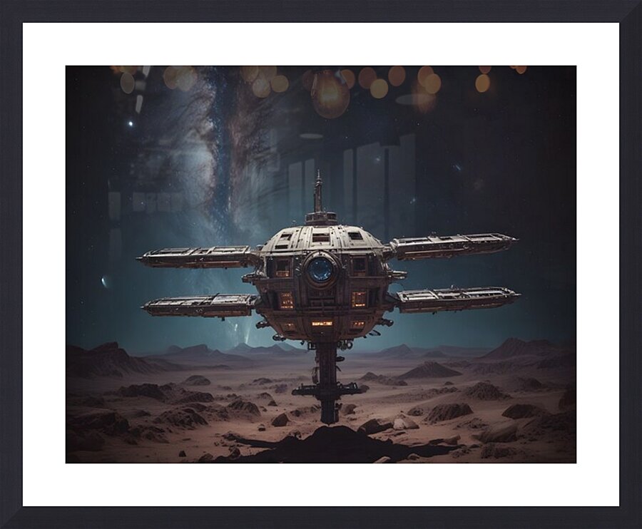 Cosmic Realms 16 Picture Frame print