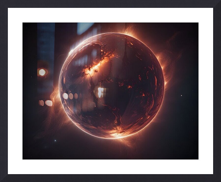 Cosmic Realms 17 Picture Frame print