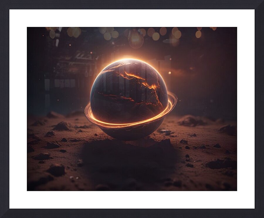 Cosmic Realms 18 Picture Frame print