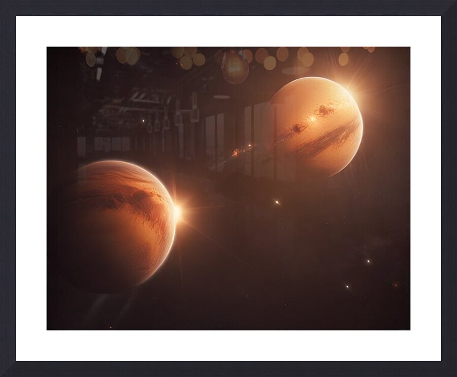Cosmic Realms 19 Picture Frame print
