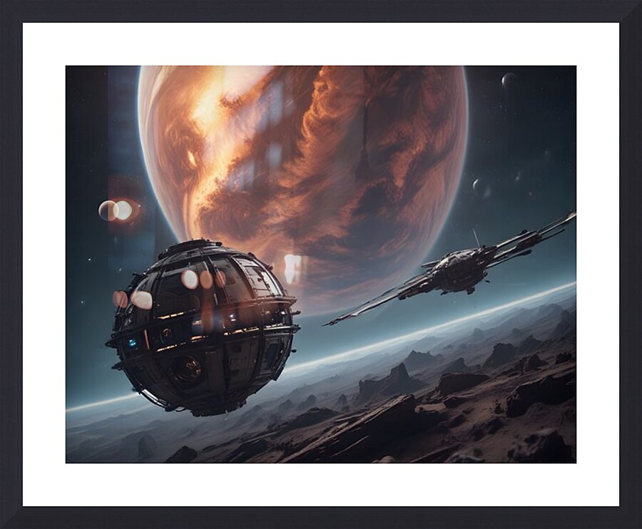 Cosmic Realms 21 Picture Frame print
