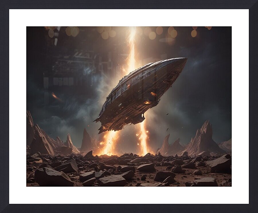 Cosmic Realms 22 Picture Frame print