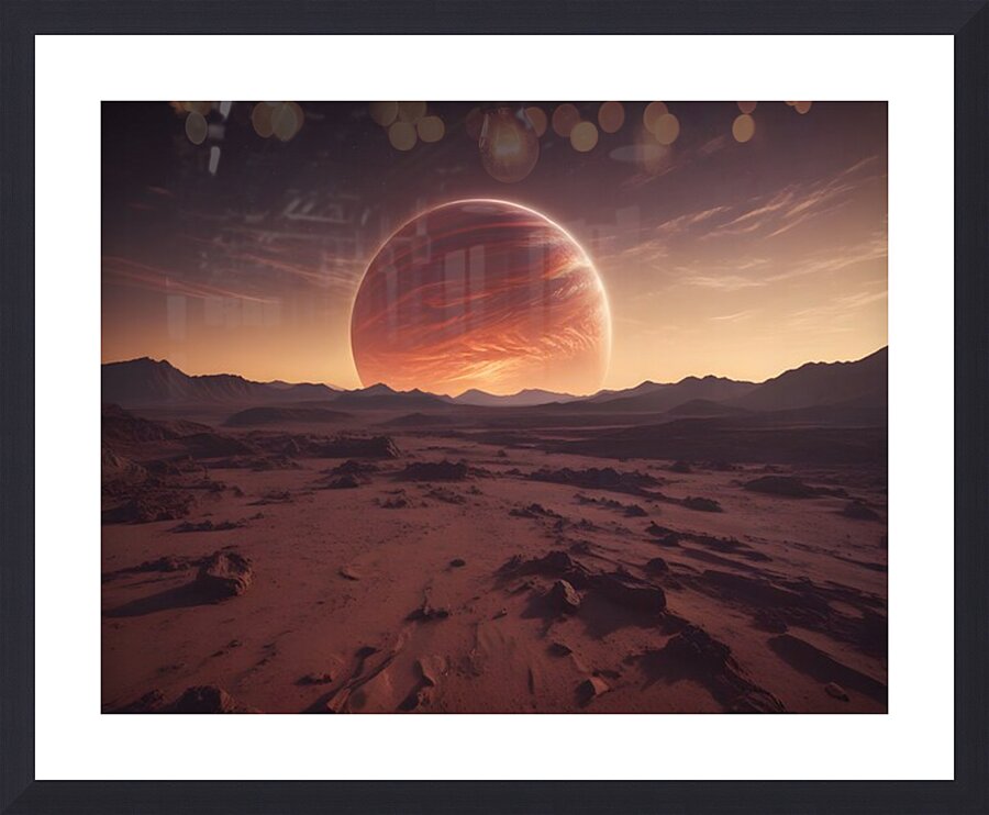 Cosmic Realms 33 Picture Frame print