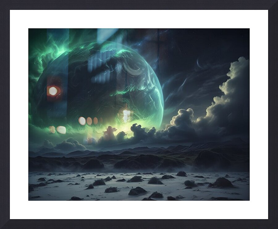 Cosmic Realms 39 Picture Frame print