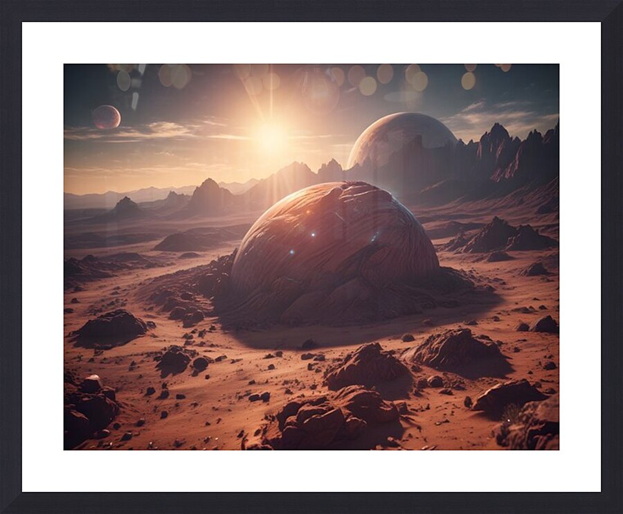 Cosmic Realms 56 Picture Frame print