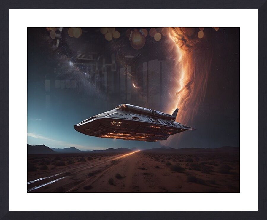 Cosmic Realms 11 Picture Frame print