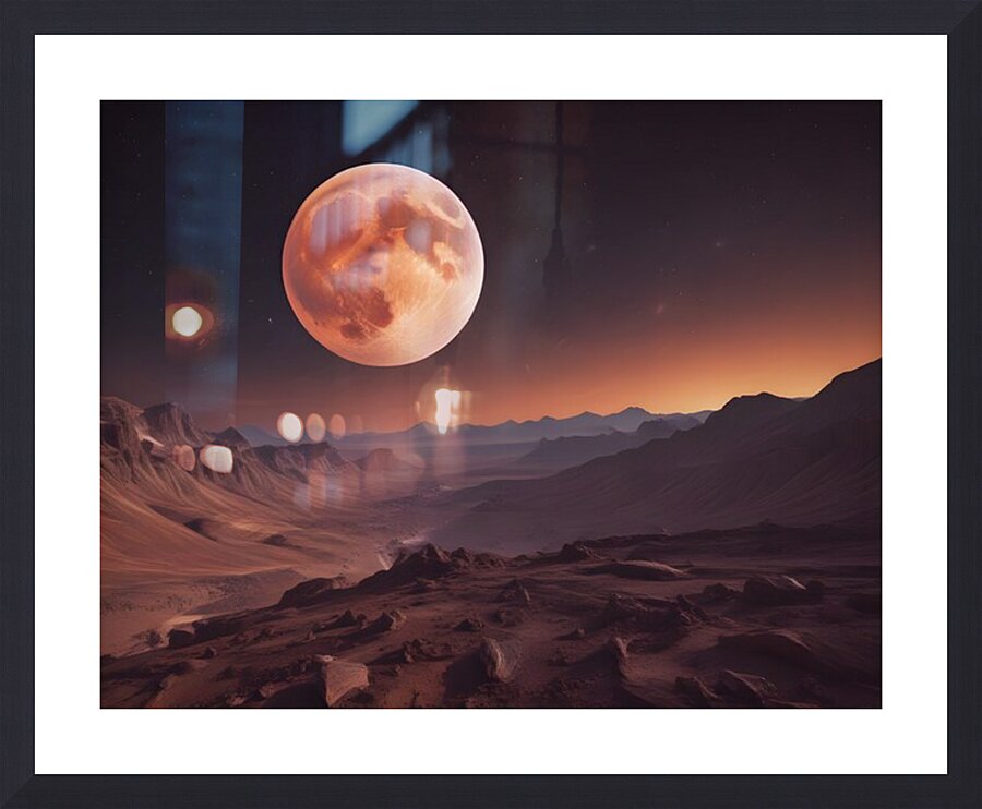 Cosmic Realms 15 Picture Frame print