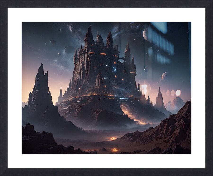 Cosmic Realms 20 Picture Frame print