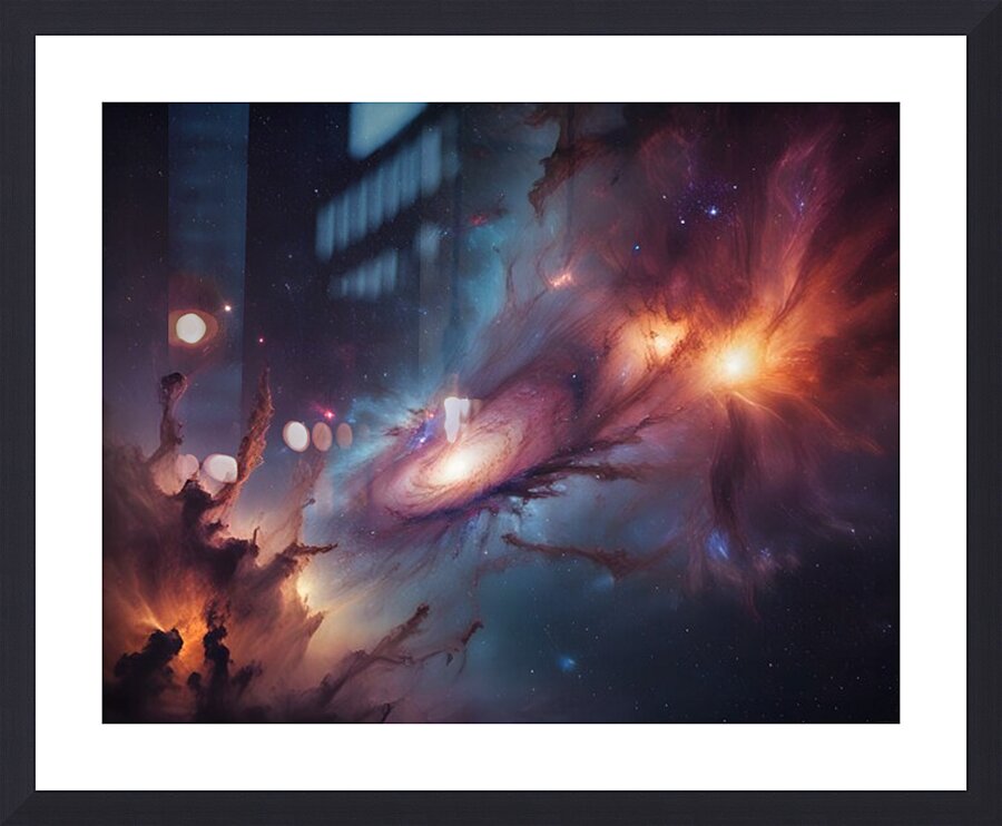 Cosmic Realms 42 Picture Frame print