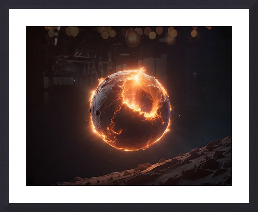 Cosmic Realms 52 Picture Frame print