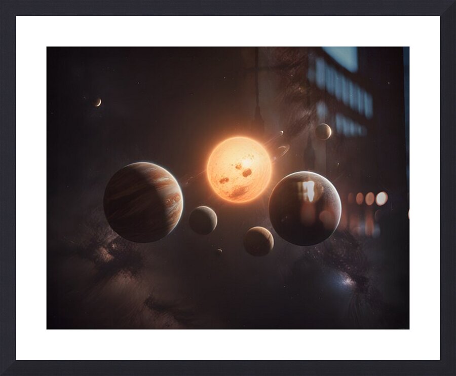Cosmic Realms 2 Picture Frame print