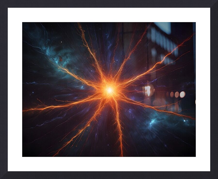 Cosmic Realms 4 Picture Frame print