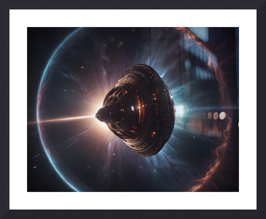 Cosmic Realms 5 Picture Frame print