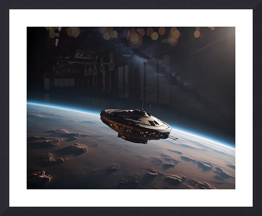 Cosmic Realms 16 Picture Frame print