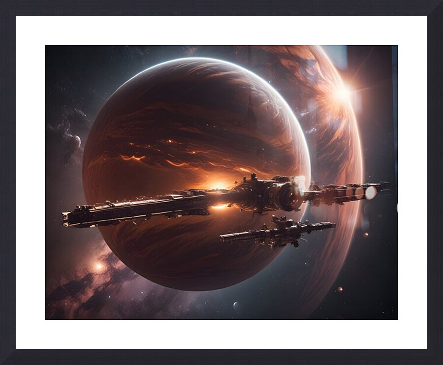 Cosmic Realms 32 Picture Frame print