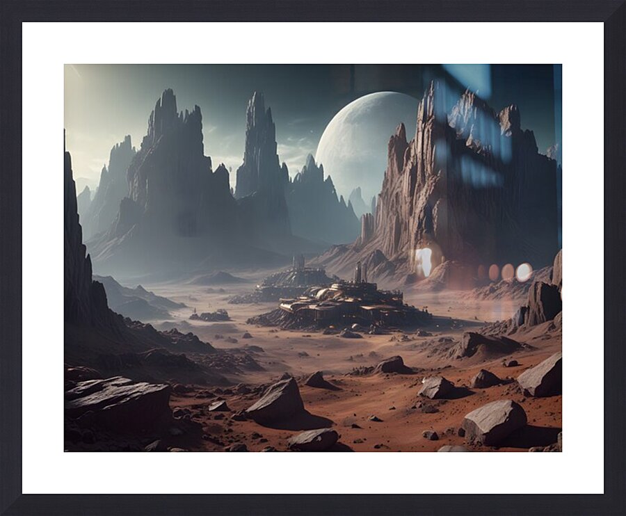 Cosmic Realms 43 Picture Frame print