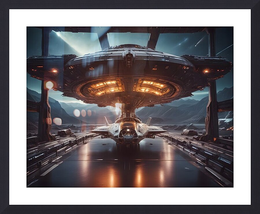 Cosmic Realms 58 Picture Frame print