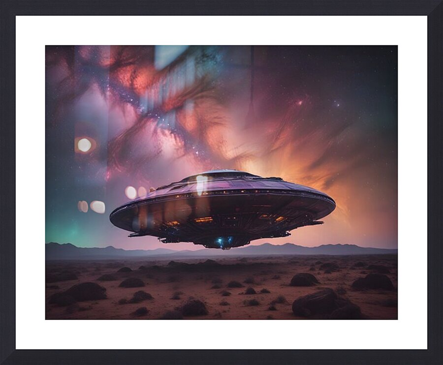 Cosmic Realms 65 Picture Frame print