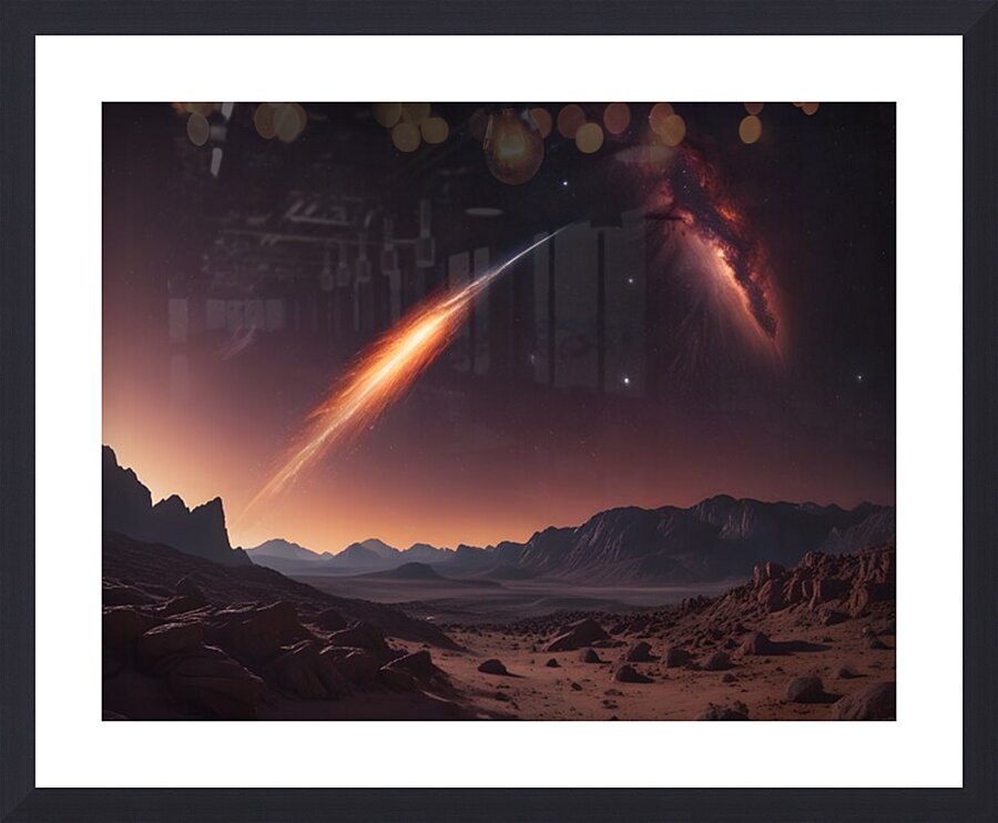 Cosmic Realms 1 Picture Frame print