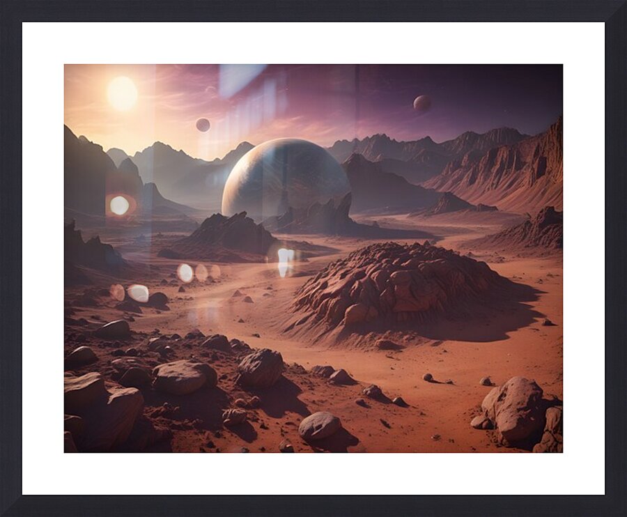 Cosmic Realms 4 Picture Frame print