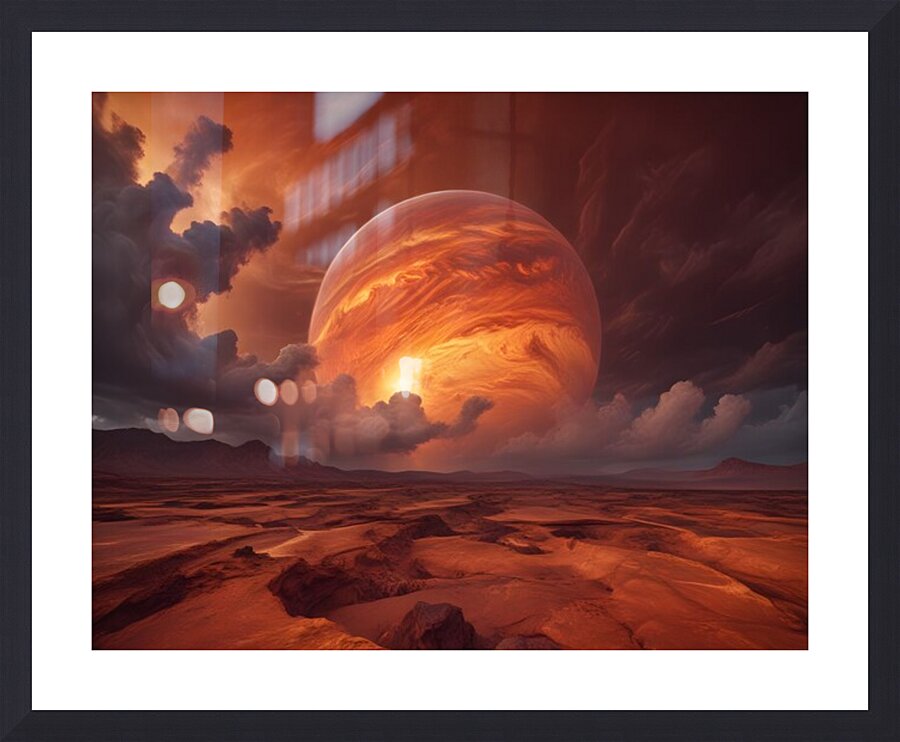 Cosmic Realms 5 Picture Frame print