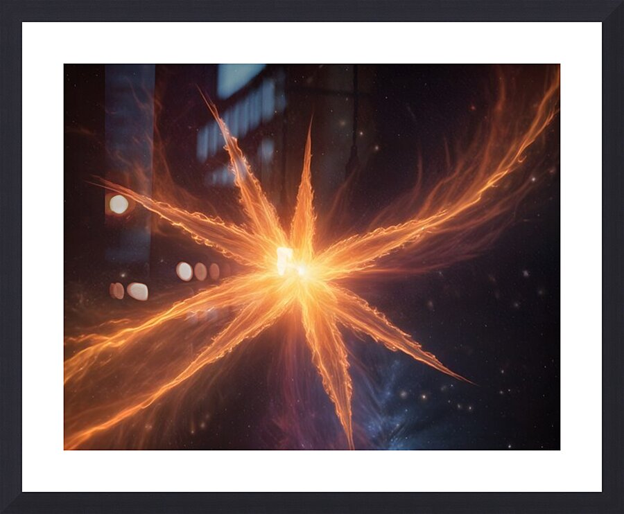 Cosmic Realms 11 Picture Frame print