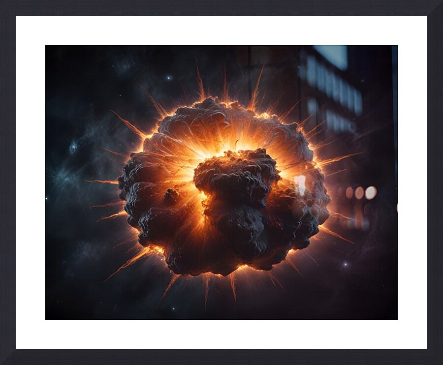Cosmic Realms 15 Picture Frame print