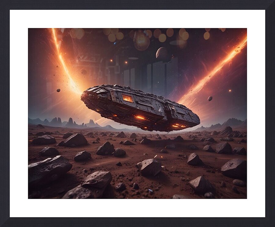 Cosmic Realms 20 Picture Frame print