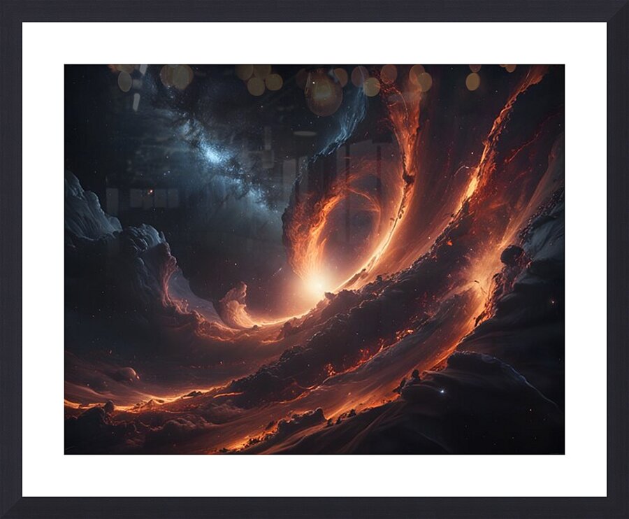 Cosmic Realms 34 Picture Frame print
