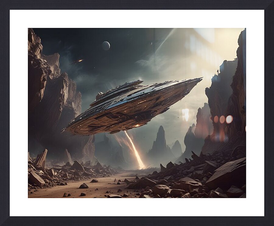 Cosmic Realms 35 Picture Frame print