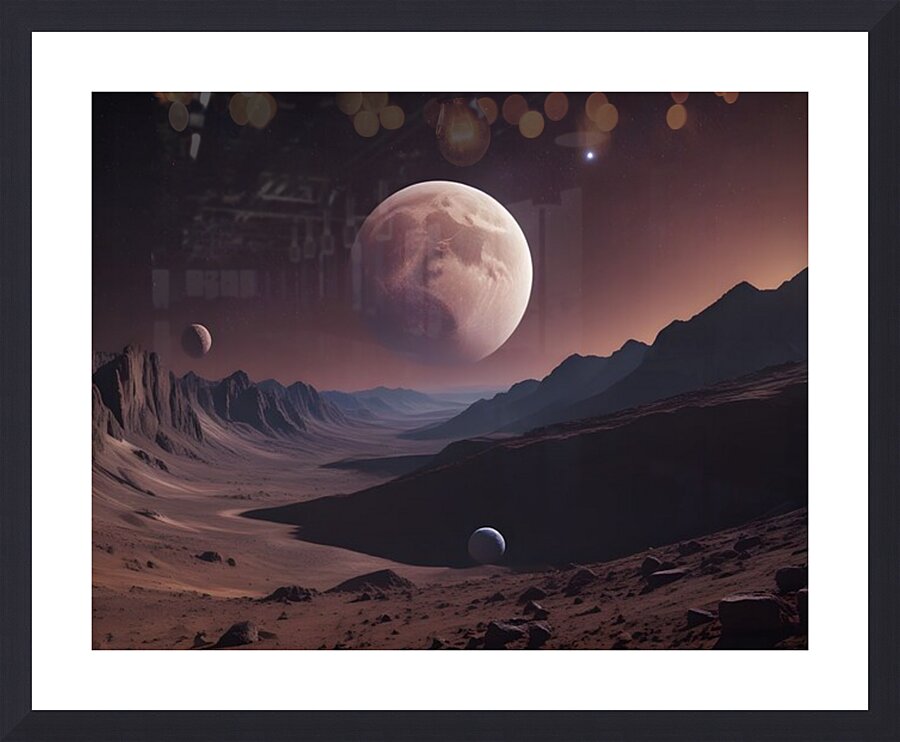 Cosmic Realms 67 Picture Frame print