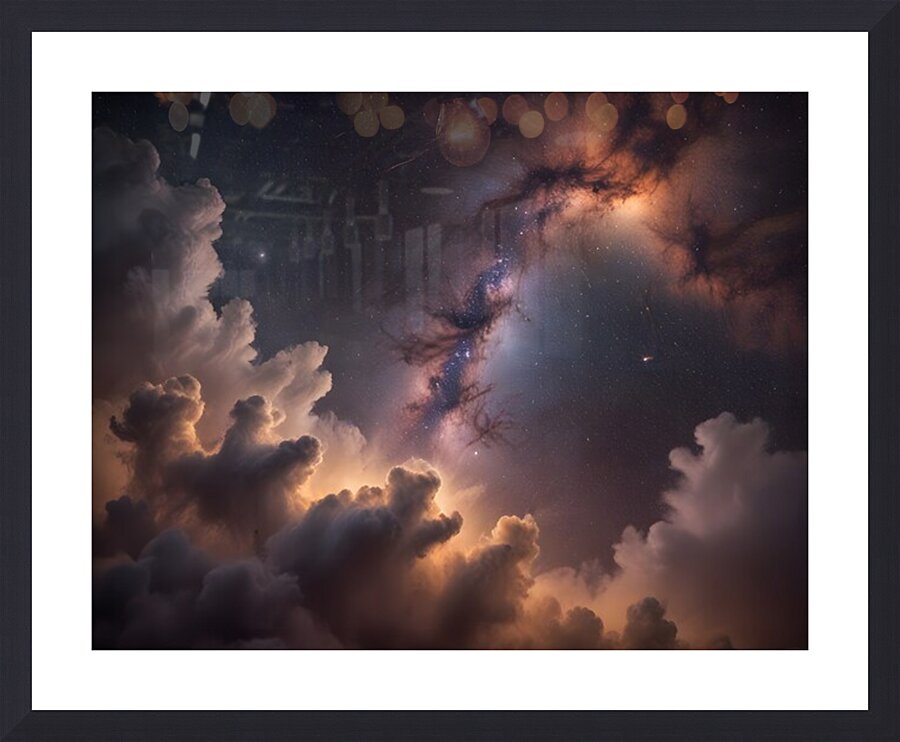 Cosmic Realms 9 Picture Frame print