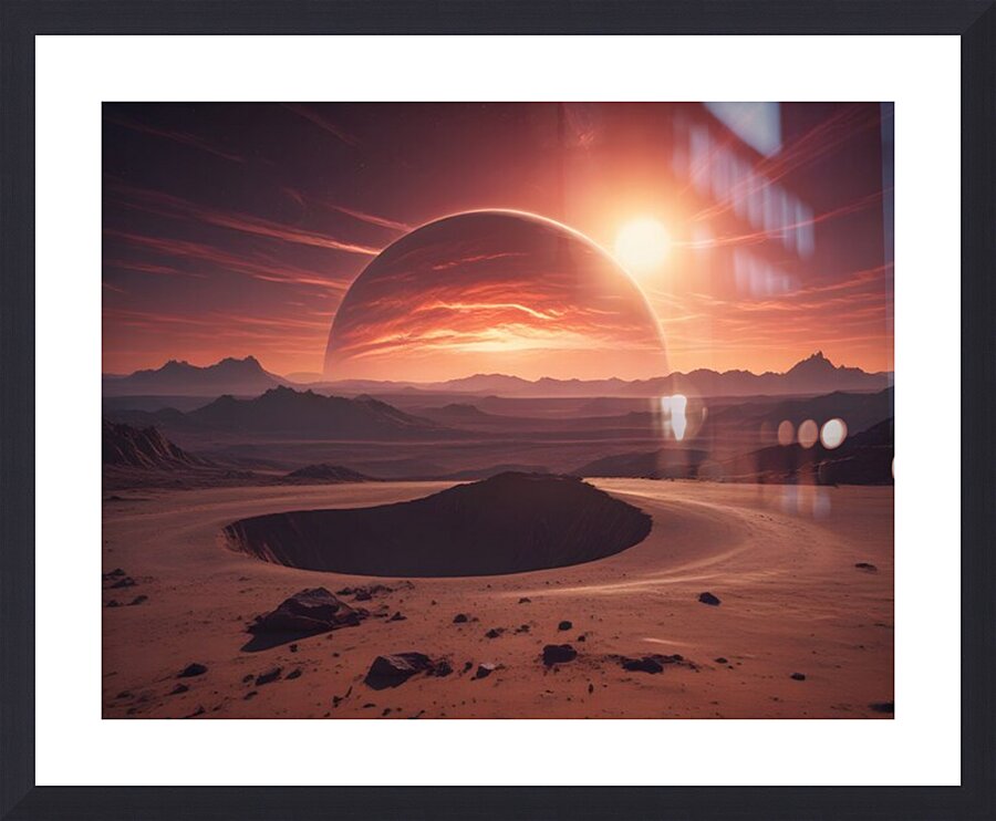 Cosmic Realms 11 Picture Frame print