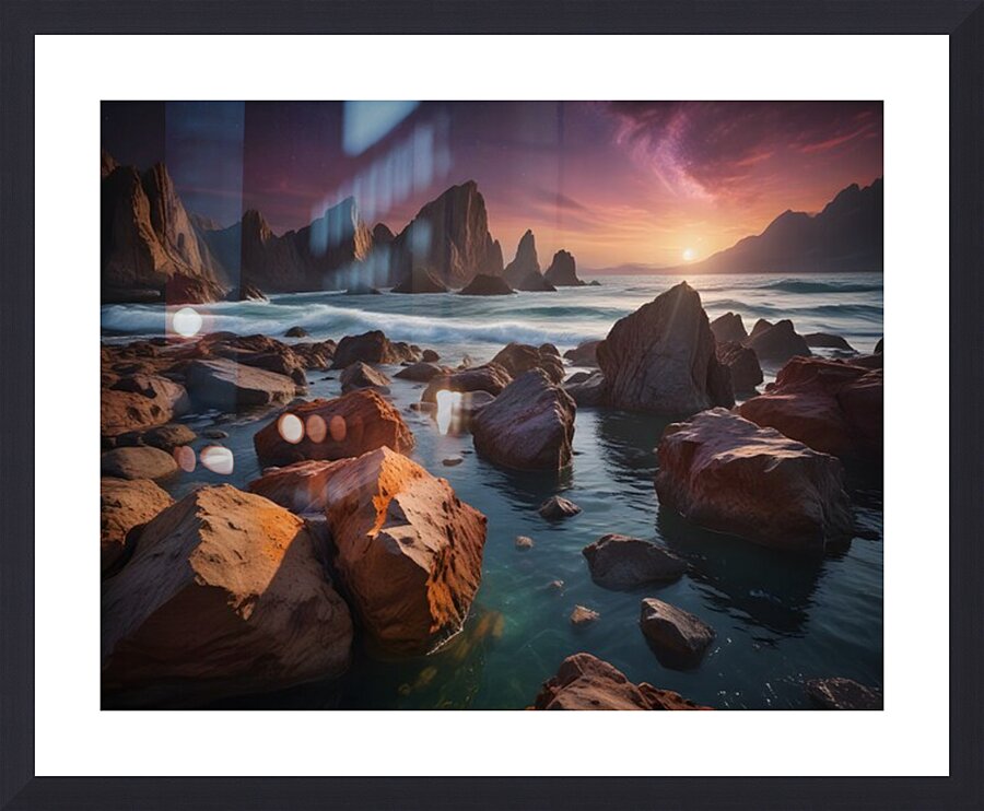 Cosmic Realms 18 Picture Frame print