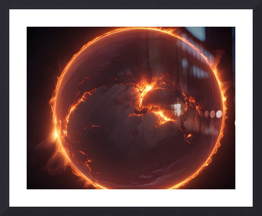 Cosmic Realms 20 Picture Frame print