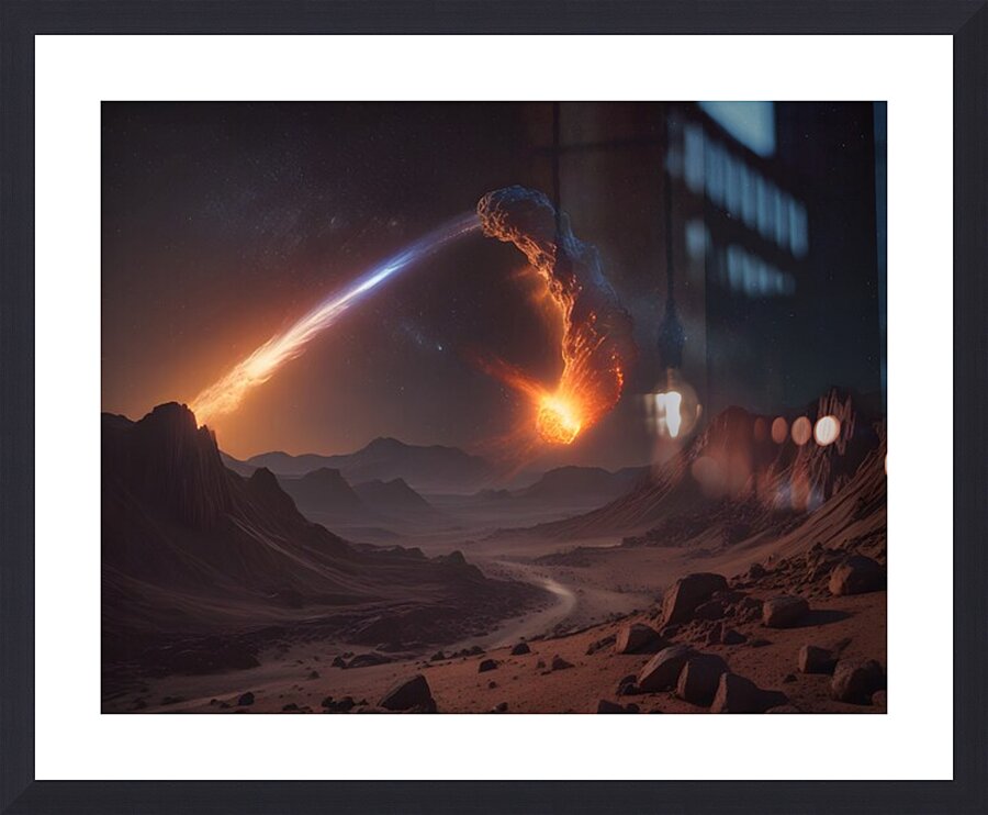Cosmic Realms 26 Picture Frame print