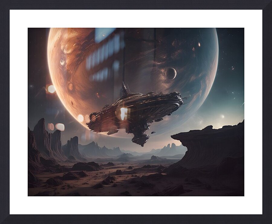 Cosmic Realms 50 Picture Frame print