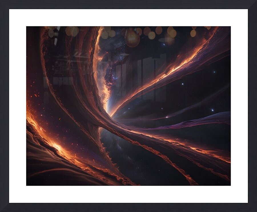 Cosmic Realms 70 Picture Frame print