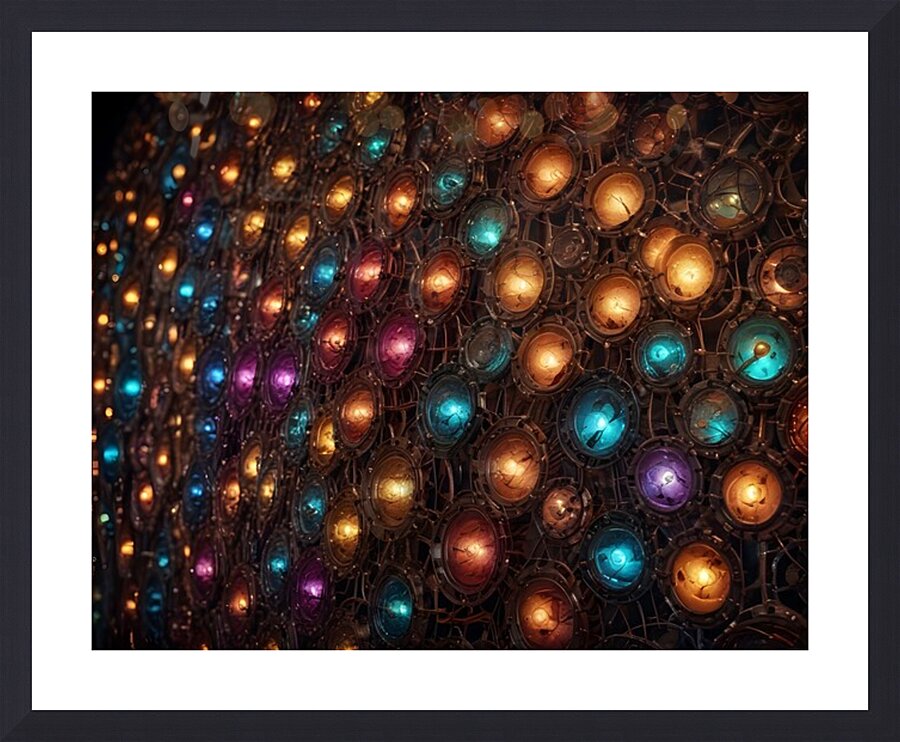 Cosmic Realms 18 Picture Frame print