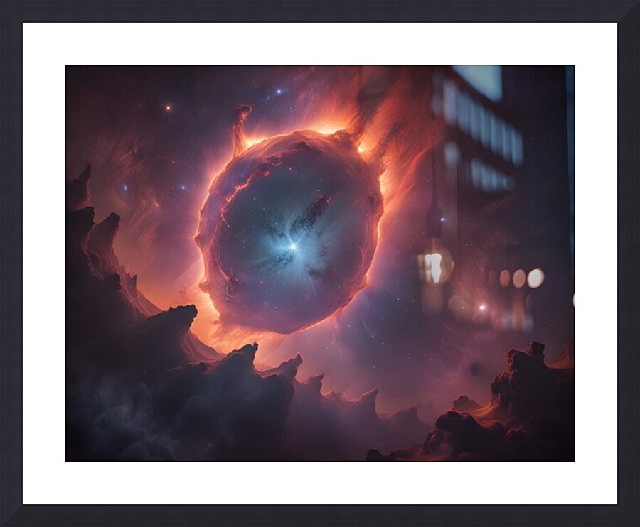 Cosmic Realms 30 Picture Frame print