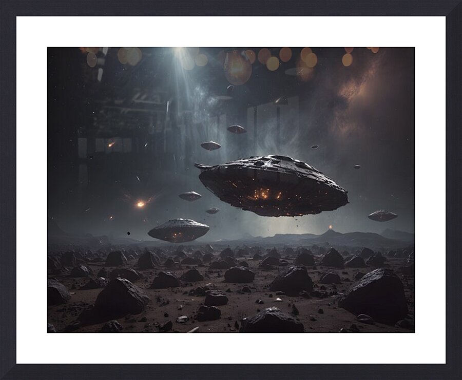 Cosmic Realms 31 Picture Frame print